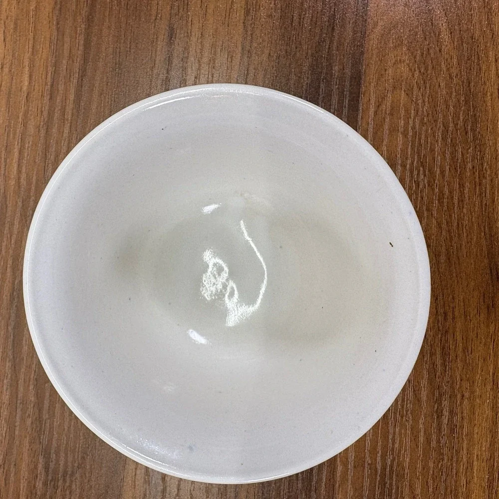 Vintage Chinese Blue Porcelain Dragon Bowl Cobalt Blue with‎ Base 3.5